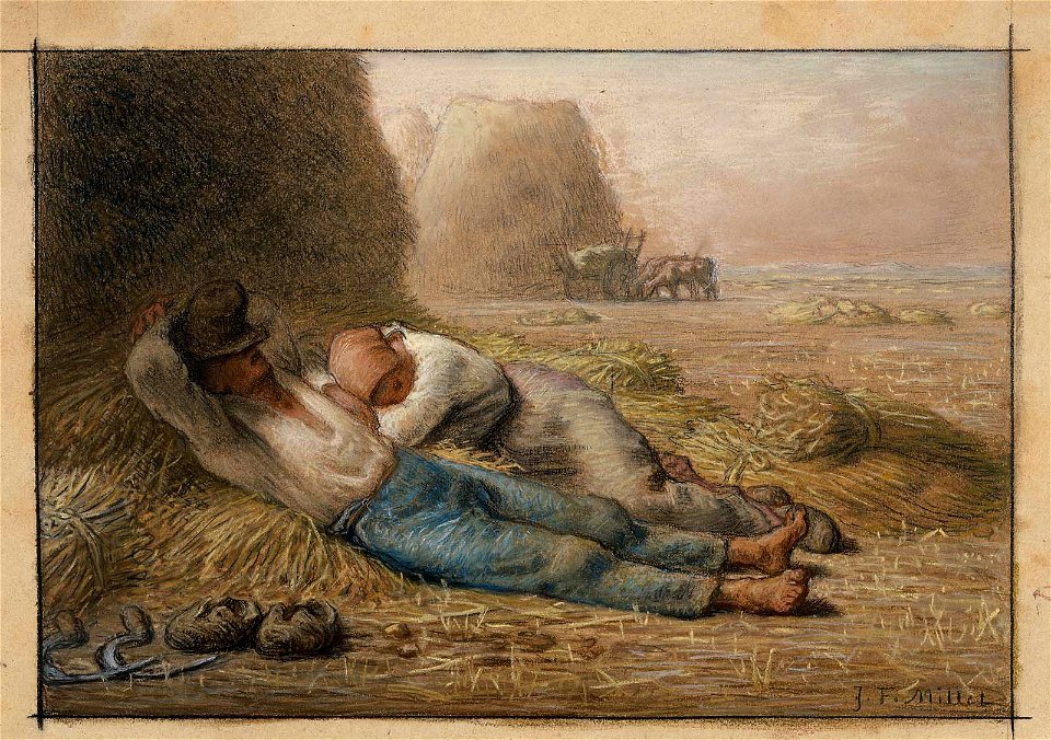 La Méridienne - Jean-François Millet - Museum of Fine Arts,Boston