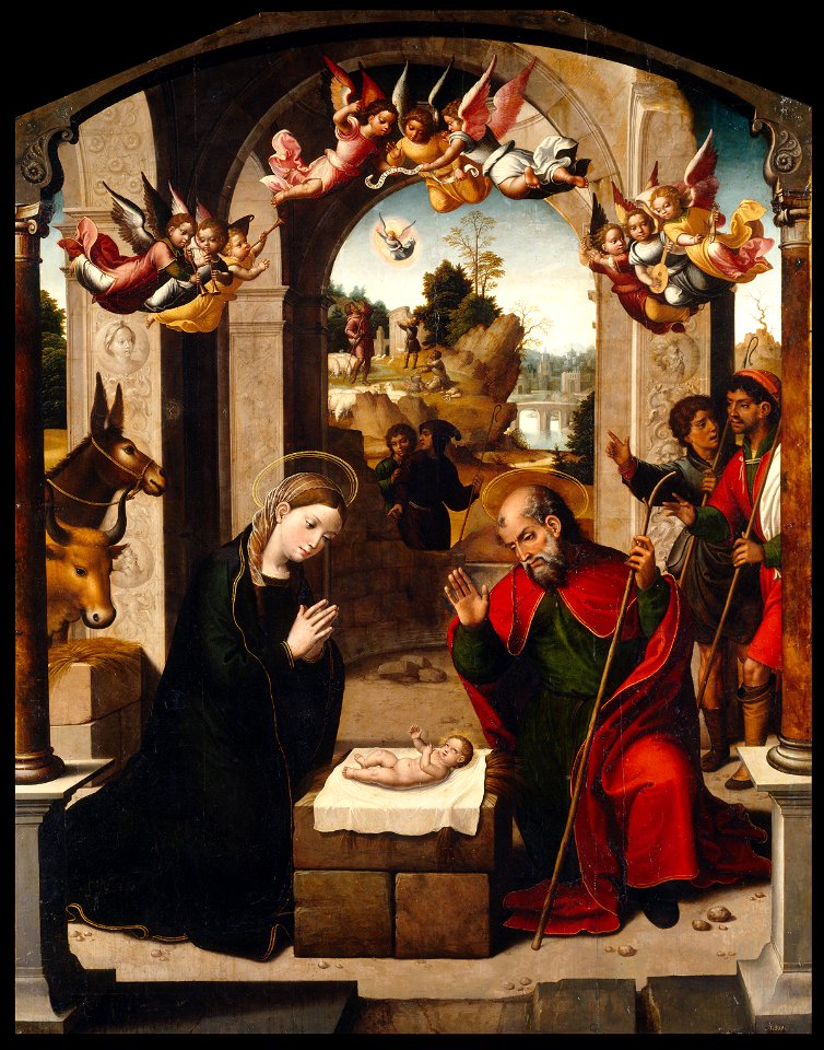 La Natividad, por Juan Correa de Vivar