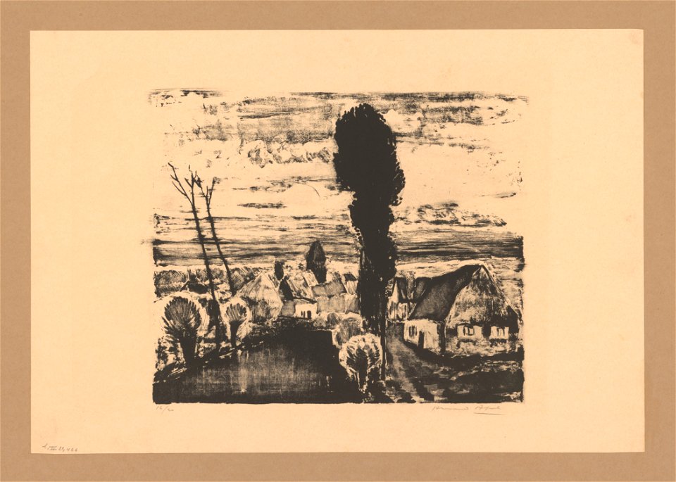 La mare, print by Armand Apol (1879-1950), Belgium, (1914), Prints Department of the Royal Library of Belgium, S.IV 25466