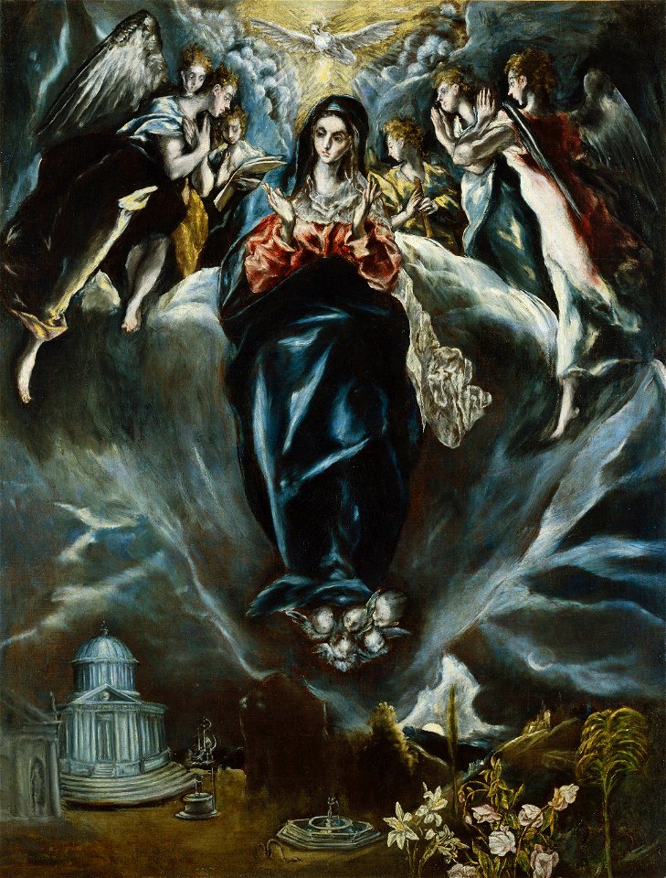 La Inmaculada Concepción, de El Greco y su hijo (Museo Thyssen-Bornemisza)