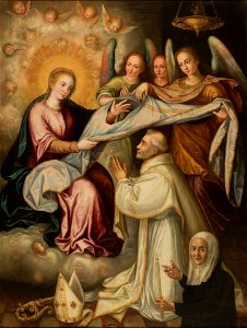 La imposición de la casulla a San Ildefonso, de Juan Sánchez Cotán (Museo del Prado)