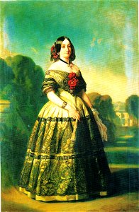 La infanta Luisa Fernanda de Borbón (Real Alcázar de Sevilla)