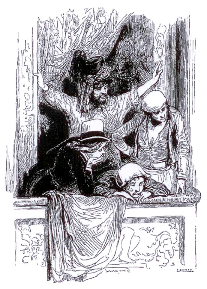 La loge au bal de l'Opéra par Gavarni