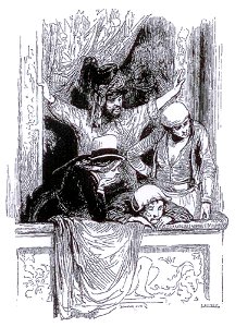 La loge au bal de l'Opéra par Gavarni