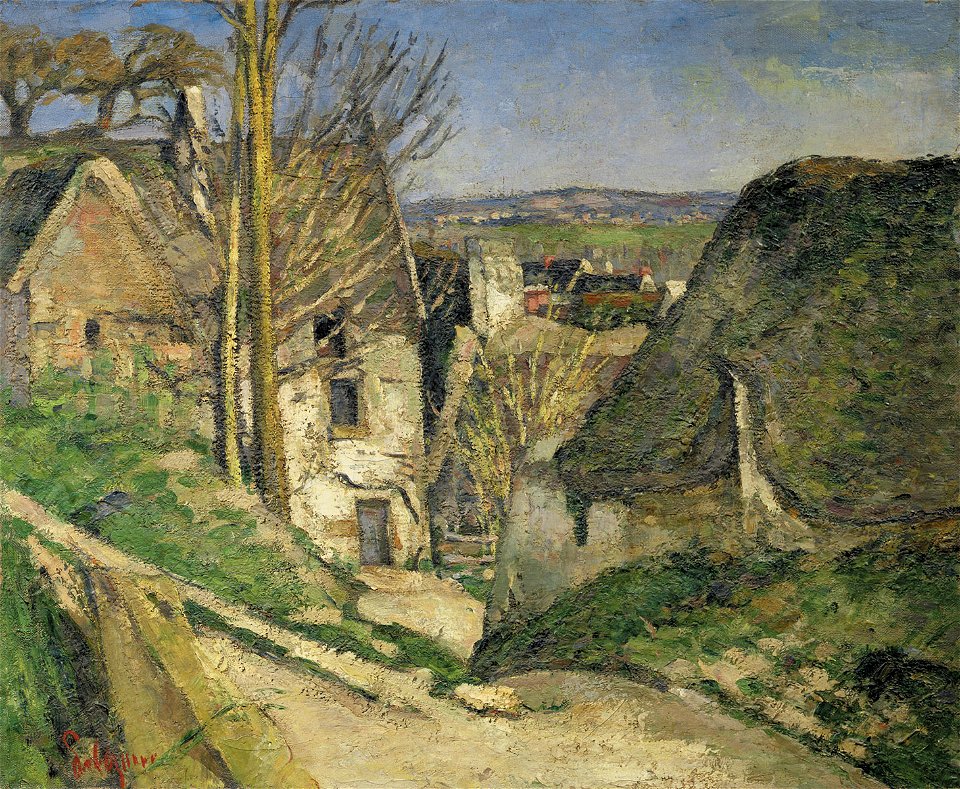 La Maison du pendu, Auvers-sur-Oise, par Paul Cézanne, FWN 81