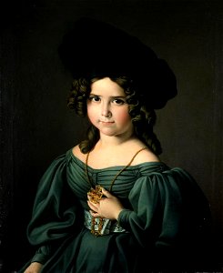La niña Matilde Cobos, por Zacarías González Velázquez (Museo Lázaro Galdiano, Madrid)