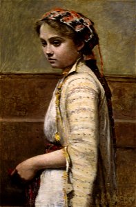La jeune Grecque - Jean-Baptiste Camille Corot - Shelburne Museum