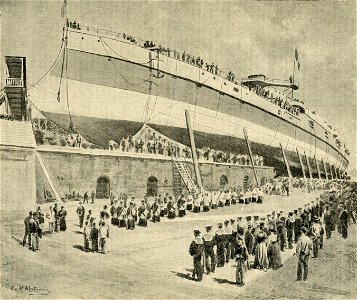 La nuova nave di battaglia di prima classe Emanuele Filiberto