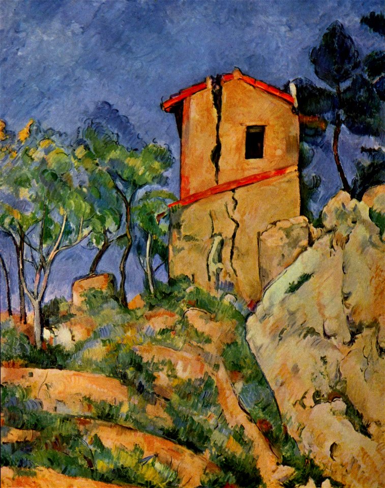 La Maison lézardée, par Paul Cézanne, Yorck