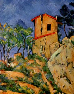 La Maison lézardée, par Paul Cézanne, Yorck