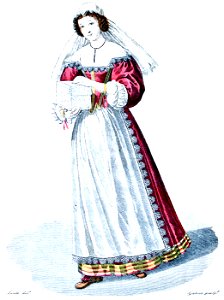 La Mode par l’Image – 54 – Lingère coiffée d’un bavolet