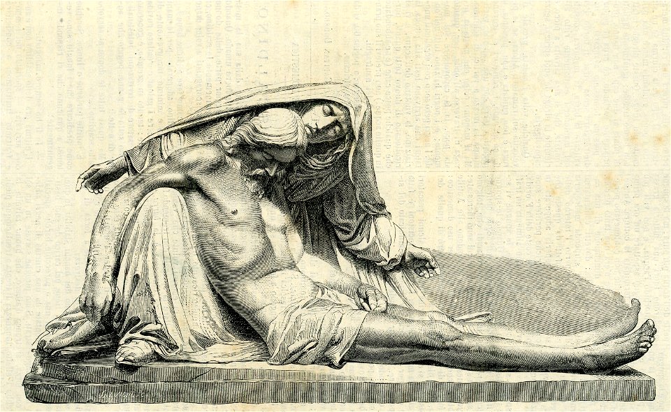 La Pietà, gruppo dello scultore Giovanni Duprè