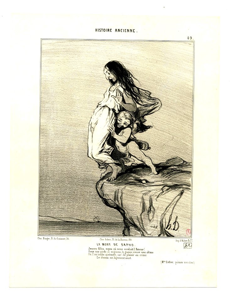 La mort de Sapho (Death of Sapho) (BM 1918,0511.167)