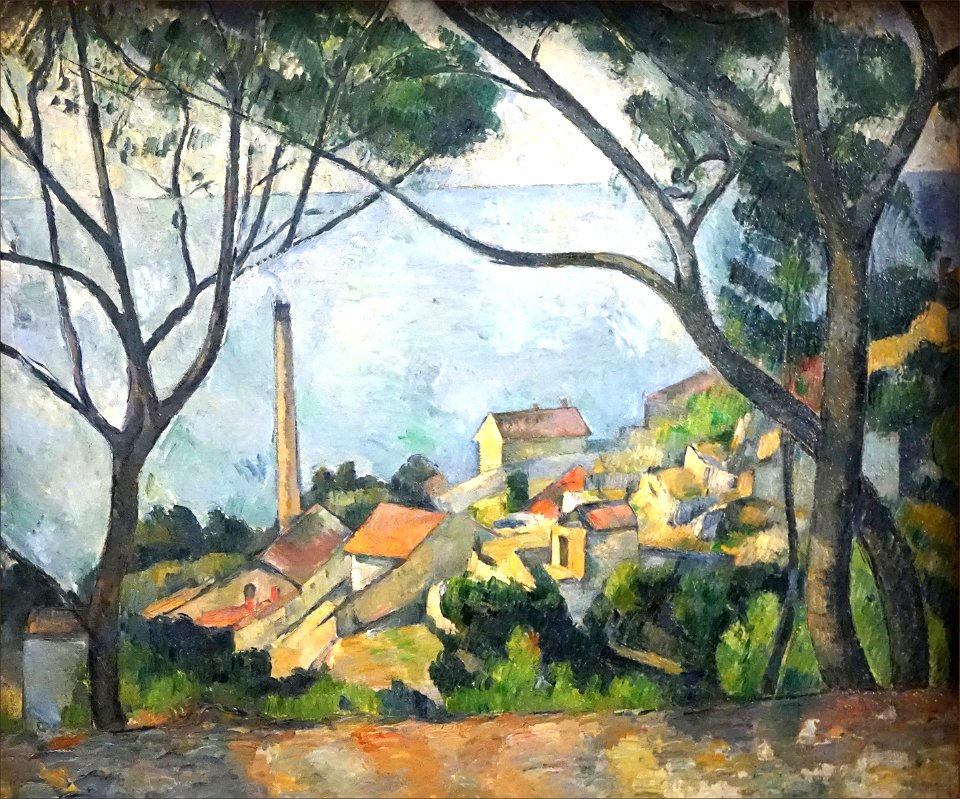 La Mer à l'Estaque de P. Cézanne (Musée national Picasso, Paris) (32726369155)