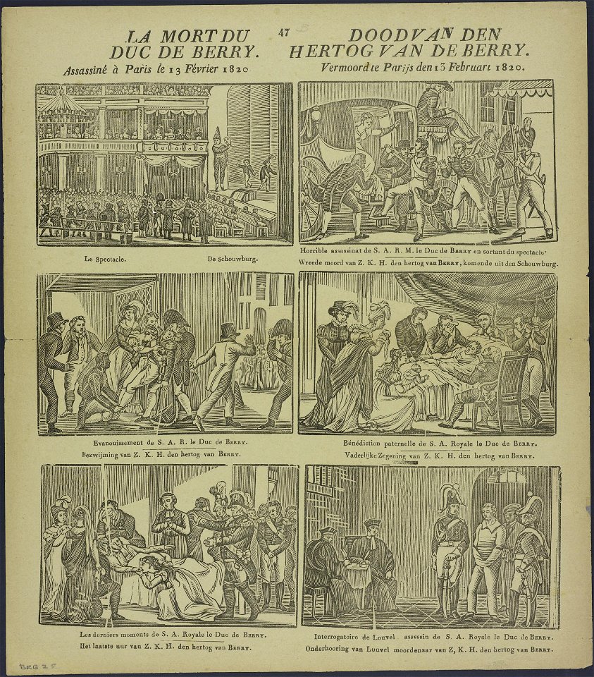 La mort du duc de Berry-Catchpenny print-Borms 0190