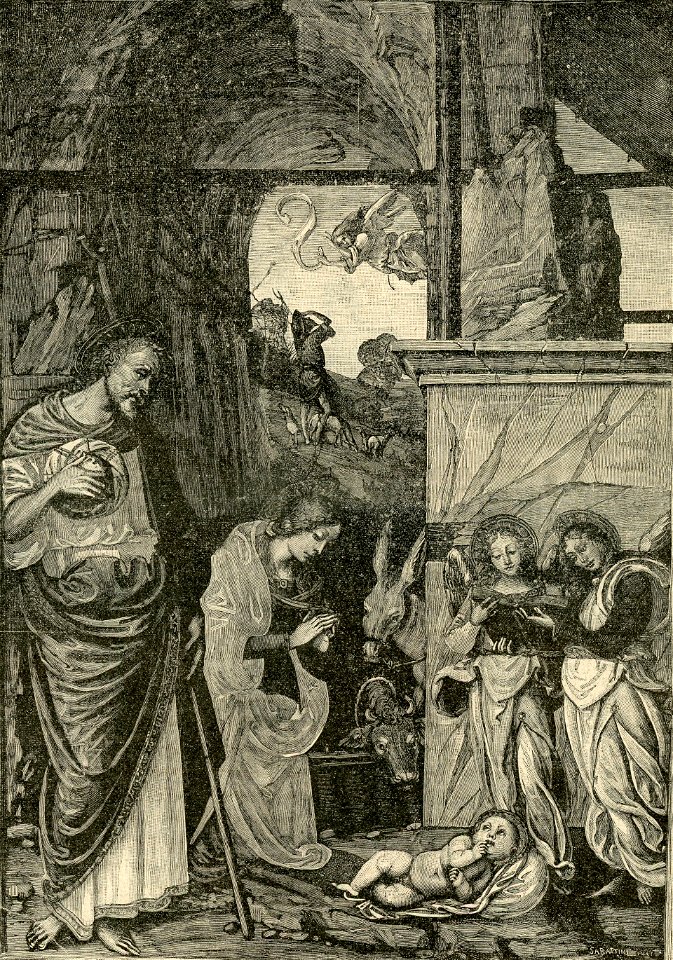 La Natività, quadro di Gaudenzio Ferrari