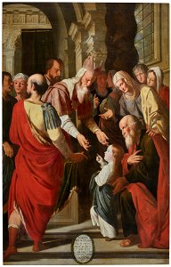 La Presentación de la Virgen en el Templo, de Mateo Gilarte (Museo del Prado)