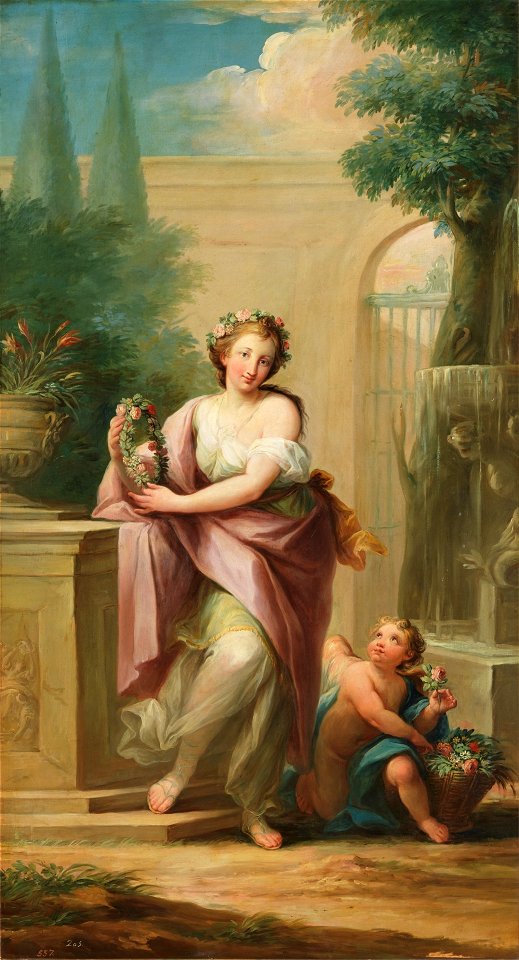La Primavera, de Mariano Salvador Maella (Museo del Prado)
