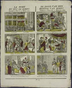 La mort du Duc de Berry-Catchpenny print-Borms 0140