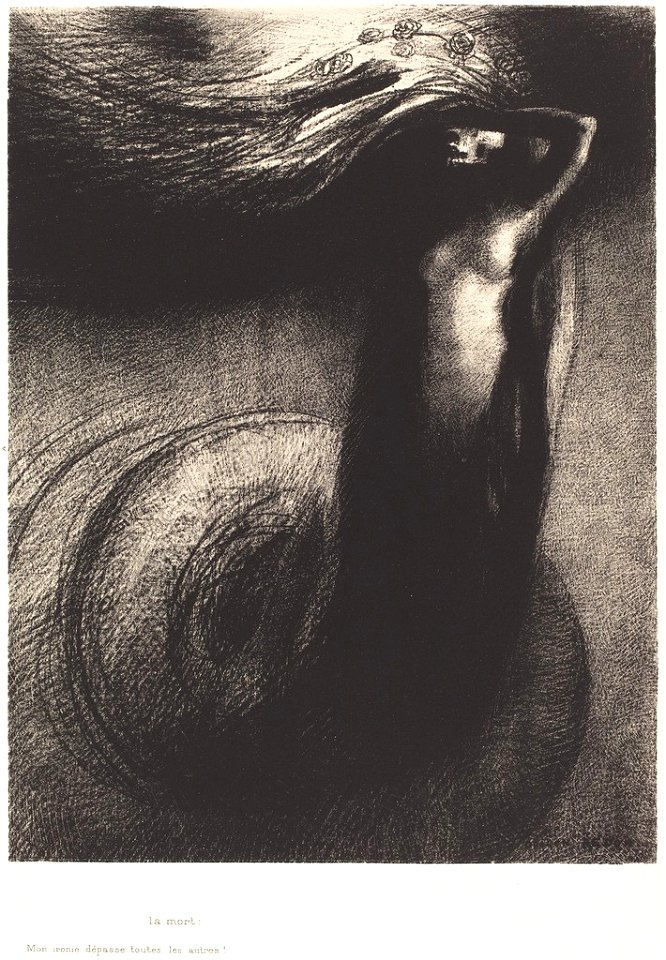 La Mort Mon ironie depasse toutes les autres! Odilon Redon