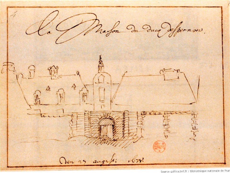 La Maison du duc depernon (...)Van der btv1b77419411