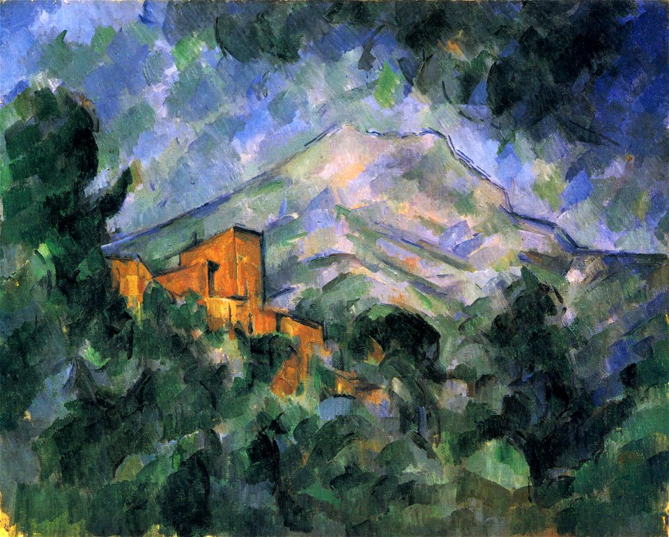 La Montagne Sainte-Victoire et le Château noir, par Paul Cézanne