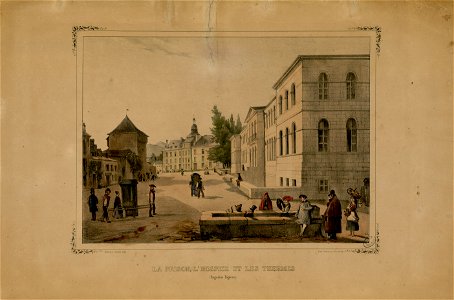 La prison, l'hôspice et les thermes (Bagnères-Bigorre) - Fonds Ancely - B315556101 A SEWRIN 002
