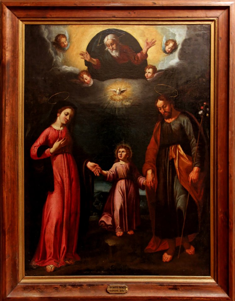 La Sainte Famille (avec cadre), Gregorio Bausá, Musée Goya