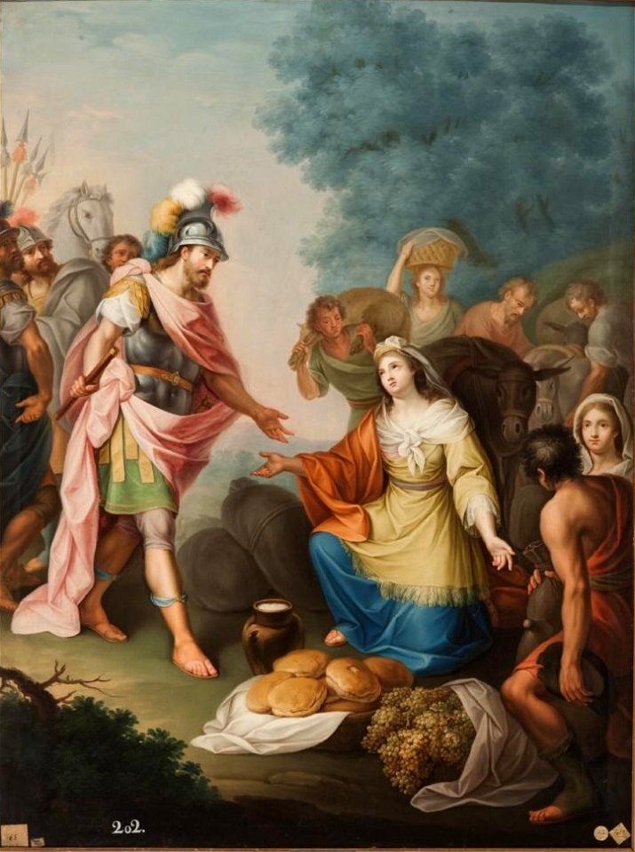 La prudente Abigaíl, de Antonio Rodríguez (Real Academia de Bellas Artes de San Fernando)