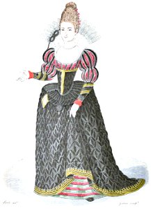 La Mode par l’Image – 49 – Dame de la cour de Henri IV