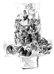 La Reine des blanchisseuses - G. Lafosse - Le Journal amusant - 14 mars 1874
