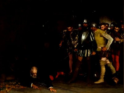 La muerte de Francisco Pizarro (Museo del Prado). Free illustration for personal and commercial use.