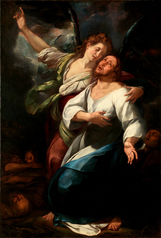 LA ORACIÓN EN EL HUERTO (GIULIO CESARE PROCACCINI) (RESTAURADA)