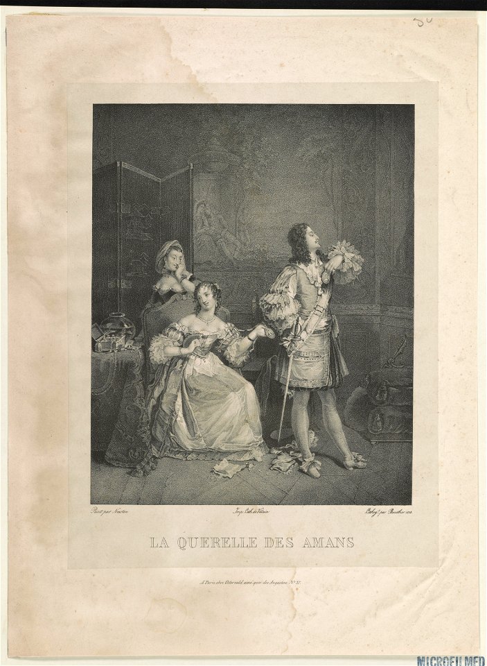La querelle des amans LCCN2003679987