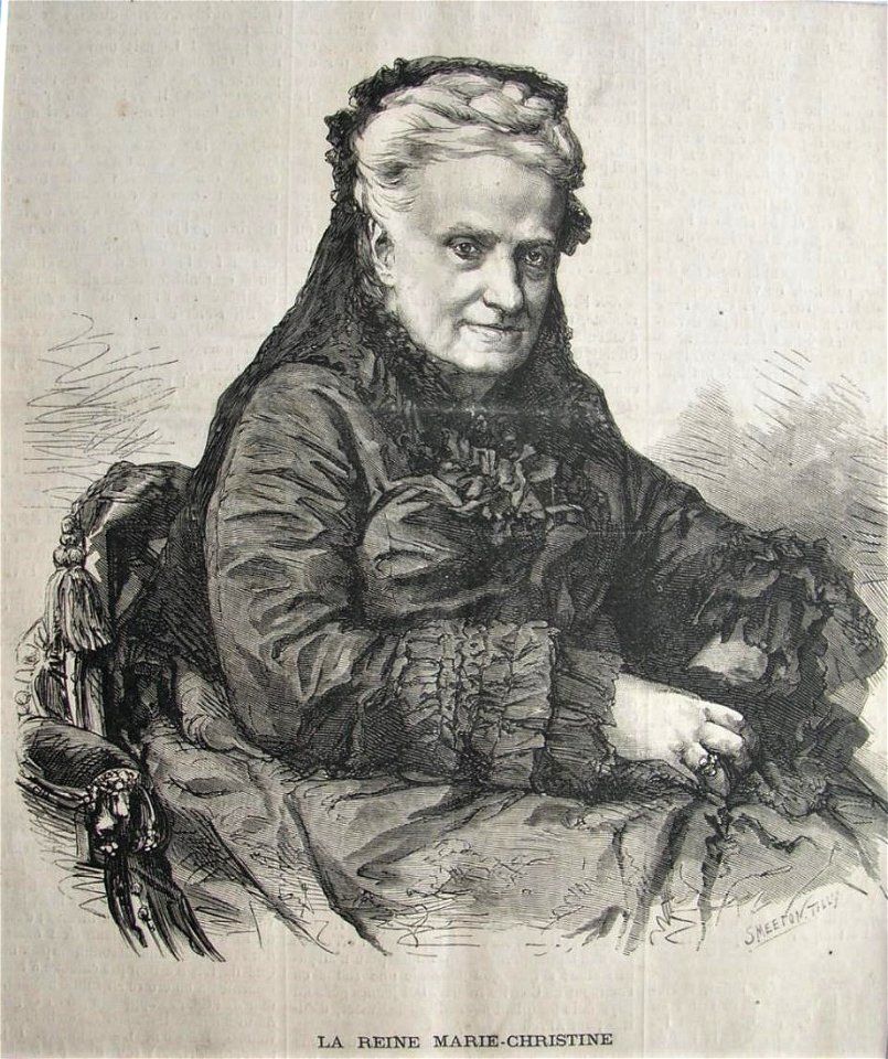 La Reine Marie-Christine (Maria Christina of the Two Sicilies)