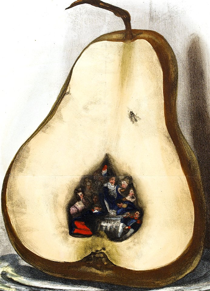 La Poire et ses pépins (détail)