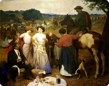La Romería de San Eugenio, de Inocencio Medina Vera (Museo del Prado)