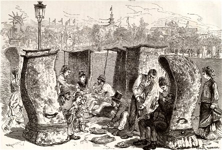 La salle à manger improvisée au Champ-de-Mars