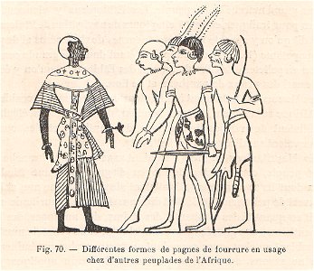 La pelleterie et le vêtement de fourrure dans l'antiquité (page 187). Free illustration for personal and commercial use.