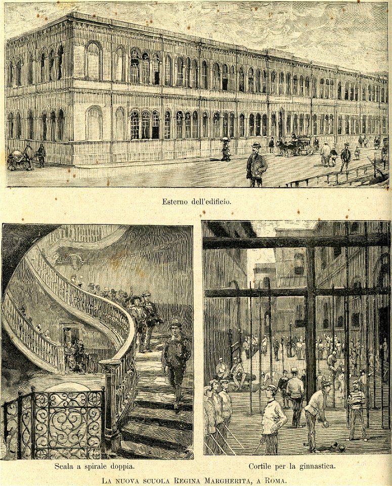 La nuova scuola Regina Margherita, a Roma
