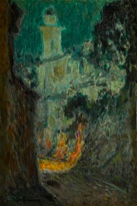La rue au Clair de Lune, Villefranche-sur-mer )