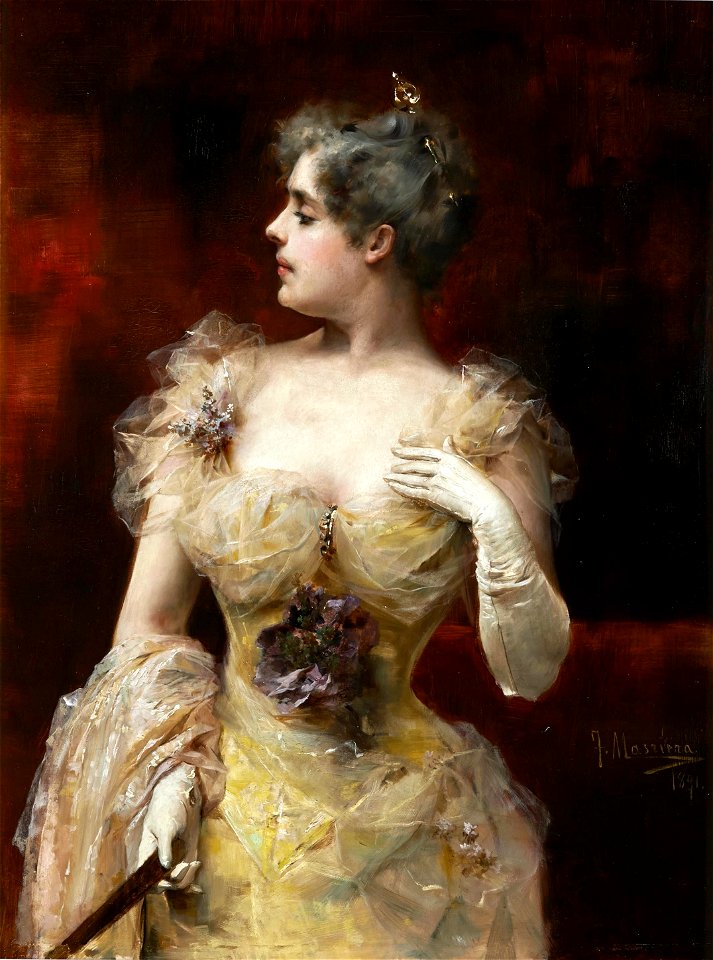 La ofendida, de Francisco Masriera (Museo del Prado)