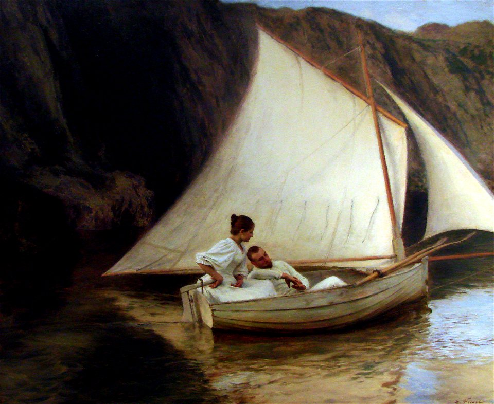 La petite barque E Friant Nancy 2718