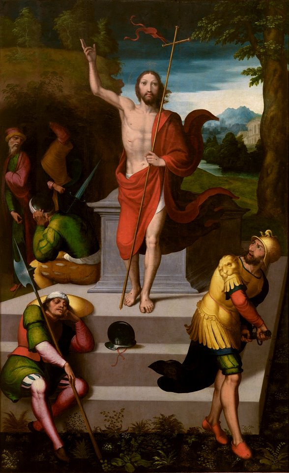 La Resurrección de Cristo, de Juan Correa de Vivar (Museo del Prado)