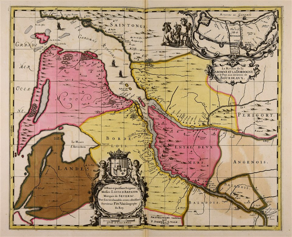 La riviere de la Garomne et la Dordogne et le pays... - CBT 5879857