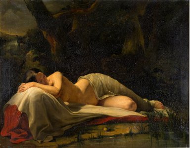 La siesta, de Marcos Hiráldez Acosta (Museo del Prado). Free illustration for personal and commercial use.