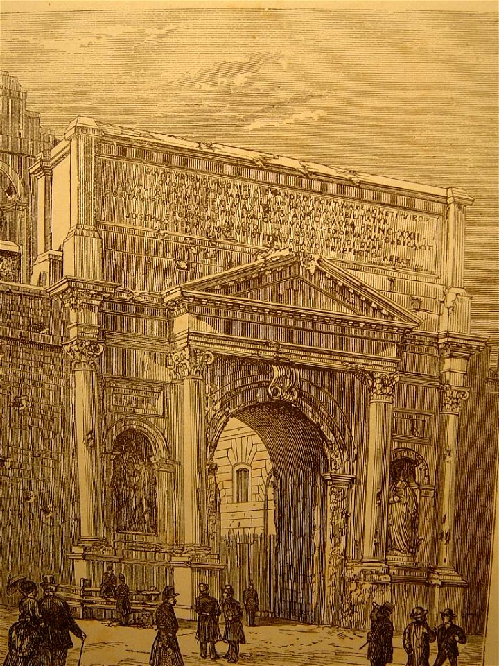 La porte Pia à Rome