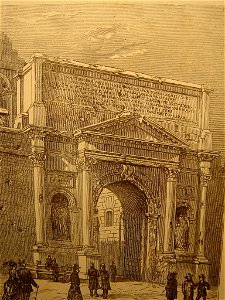 La porte Pia à Rome
