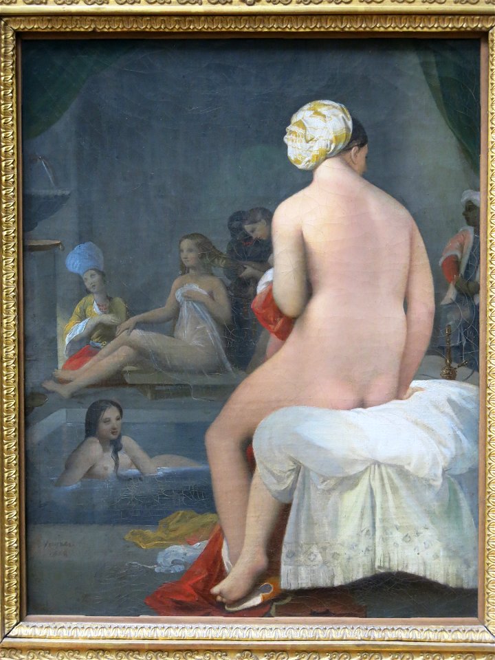 La petite baigneuse - Ingres (Louvre, RF 1728)