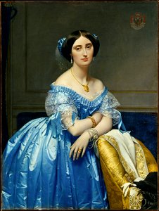 La Princesse de Broglie - Jean-Auguste-Dominique Ingres - Metropolitan Museum of Art. Free illustration for personal and commercial use.